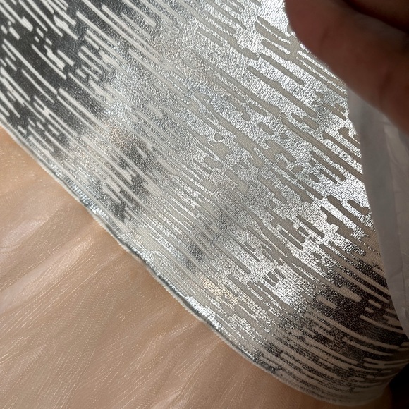 🔥NWT🏷️NOVA LUXE MERMAID🧜🏼‍♀️ DRESS FRESH OUT OF FASHION WEEK✨SZ 2X CRM/BLUSH - Picture 5 of 5